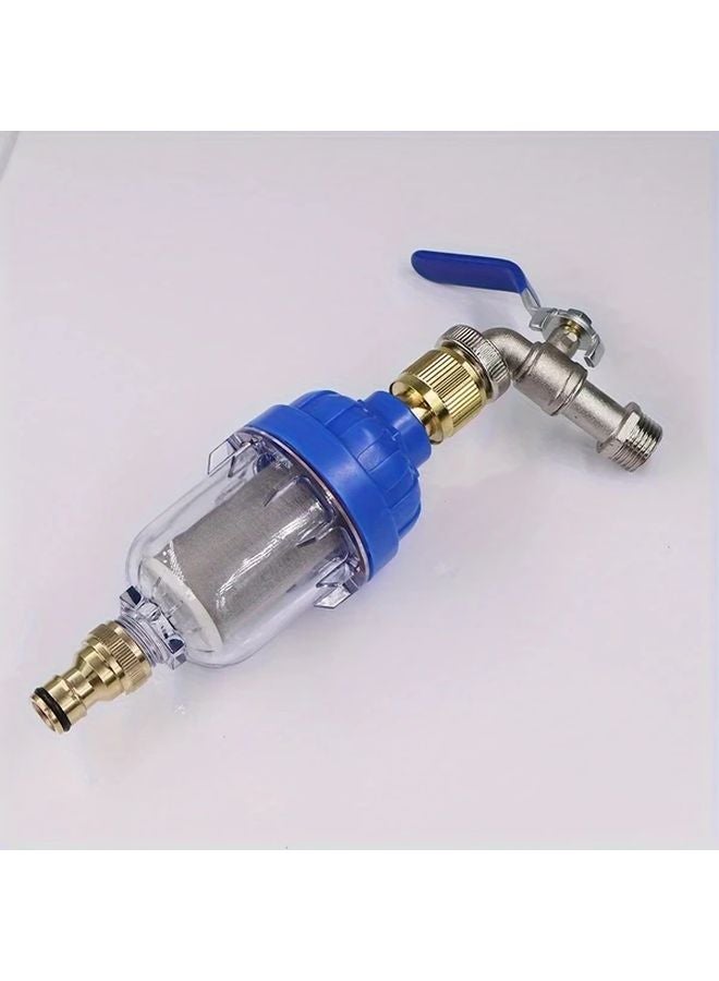 Heavy Duty Garden Hose Filter With Transparent Window 1pc Tool Free Installation - Image 4